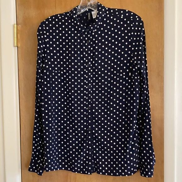 3/$20 Divided by H&M L/S Blouse - Picture 1 of 8